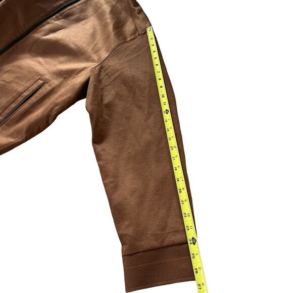 Peter Millar Mens Westport Wool Cashmere Bomber Jacket Size XXL Brown Luxury NWT - Picture 14 of 14